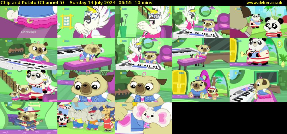 Chip and Potato (Channel 5) Sunday 14 July 2024 06:55 - 07:05