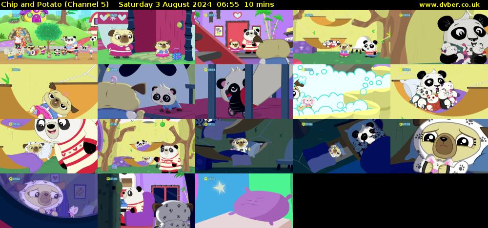Chip and Potato (Channel 5) Saturday 3 August 2024 06:55 - 07:05