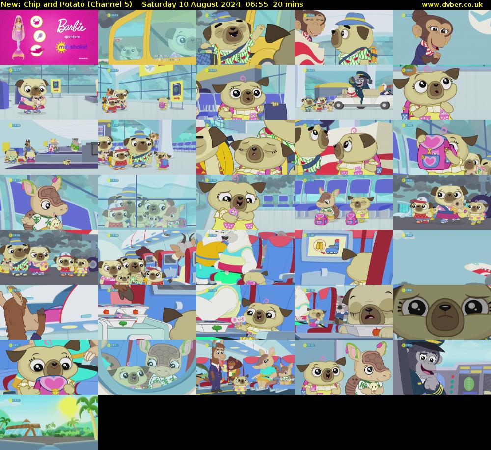 Chip and Potato (Channel 5) Saturday 10 August 2024 06:55 - 07:15