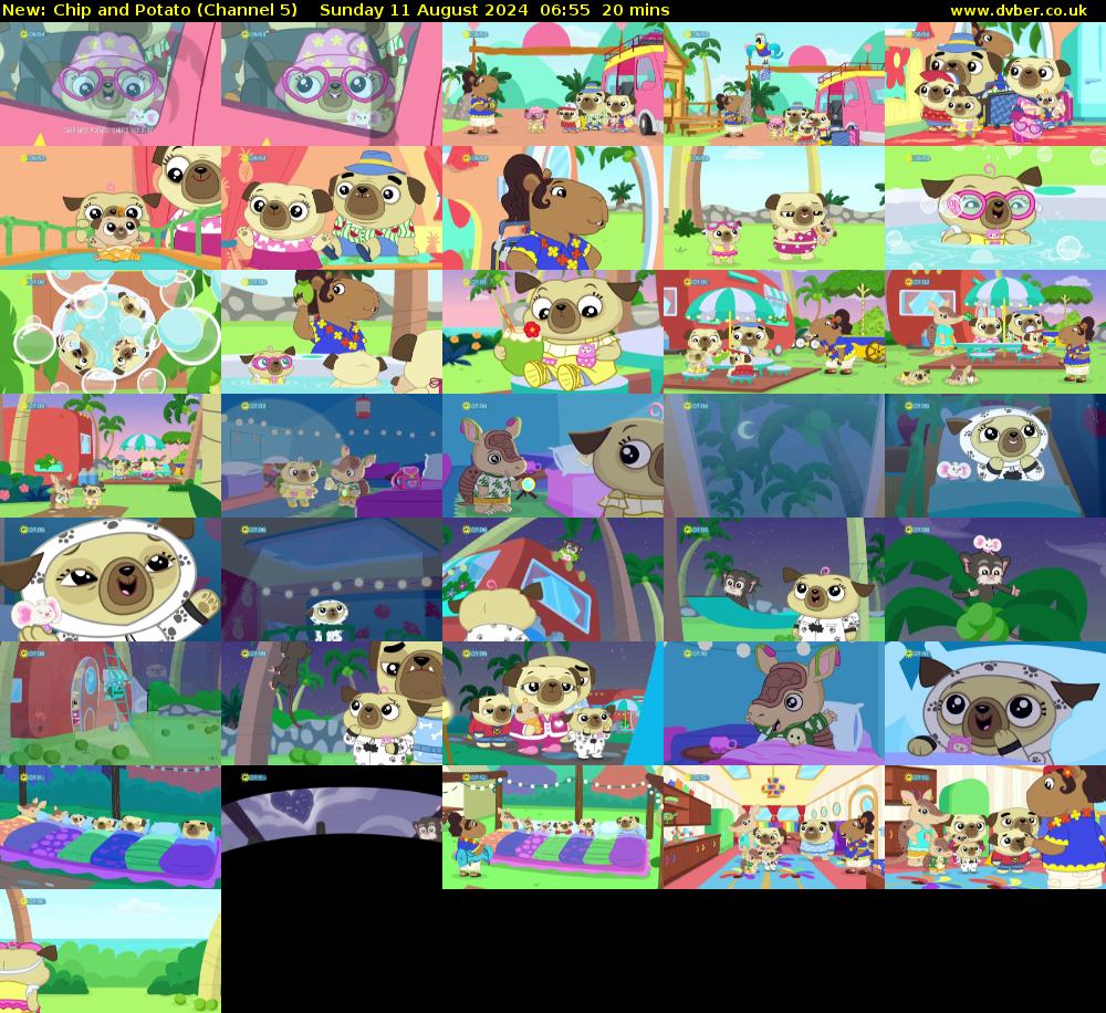 Chip and Potato (Channel 5) Sunday 11 August 2024 06:55 - 07:15