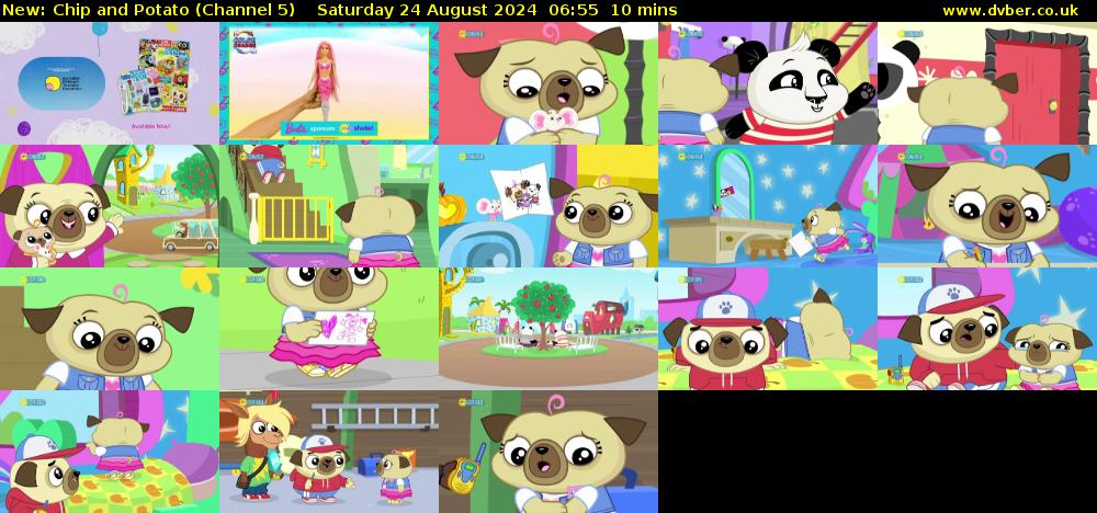 Chip and Potato (Channel 5) Saturday 24 August 2024 06:55 - 07:05