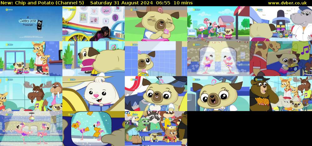 Chip and Potato (Channel 5) Saturday 31 August 2024 06:55 - 07:05