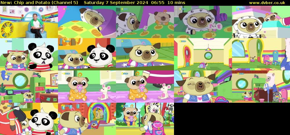 Chip and Potato (Channel 5) Saturday 7 September 2024 06:55 - 07:05