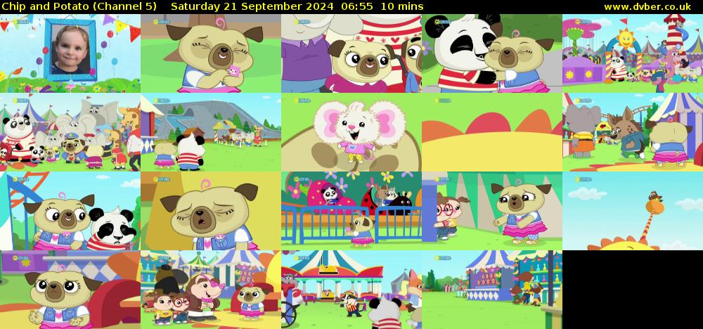 Chip and Potato (Channel 5) Saturday 21 September 2024 06:55 - 07:05