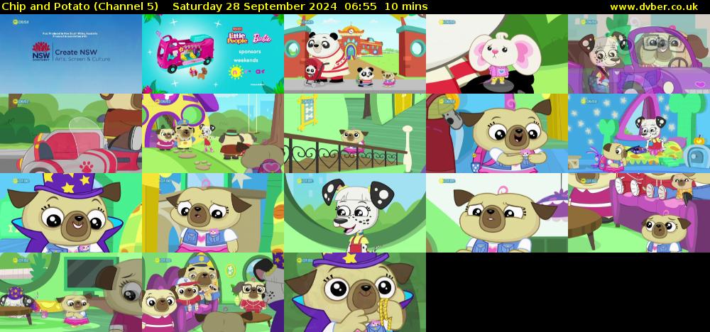 Chip and Potato (Channel 5) Saturday 28 September 2024 06:55 - 07:05