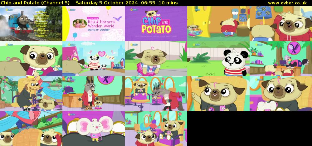 Chip and Potato (Channel 5) Saturday 5 October 2024 06:55 - 07:05