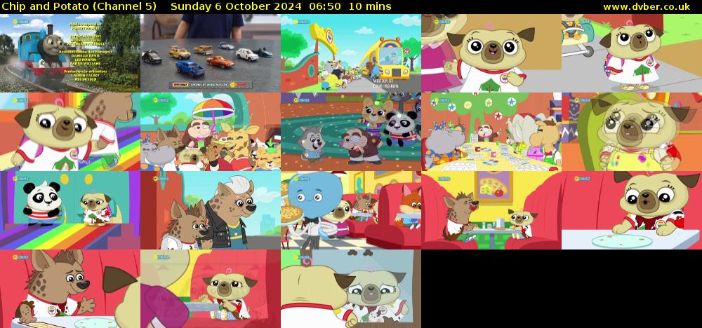 Chip and Potato (Channel 5) Sunday 6 October 2024 06:50 - 07:00