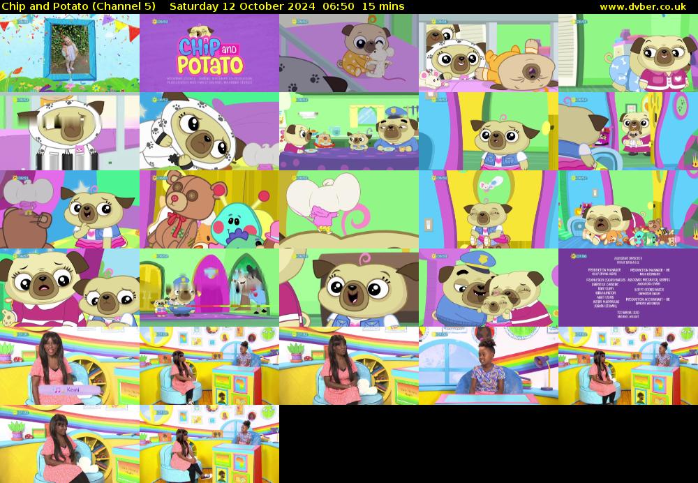 Chip and Potato (Channel 5) Saturday 12 October 2024 06:50 - 07:05