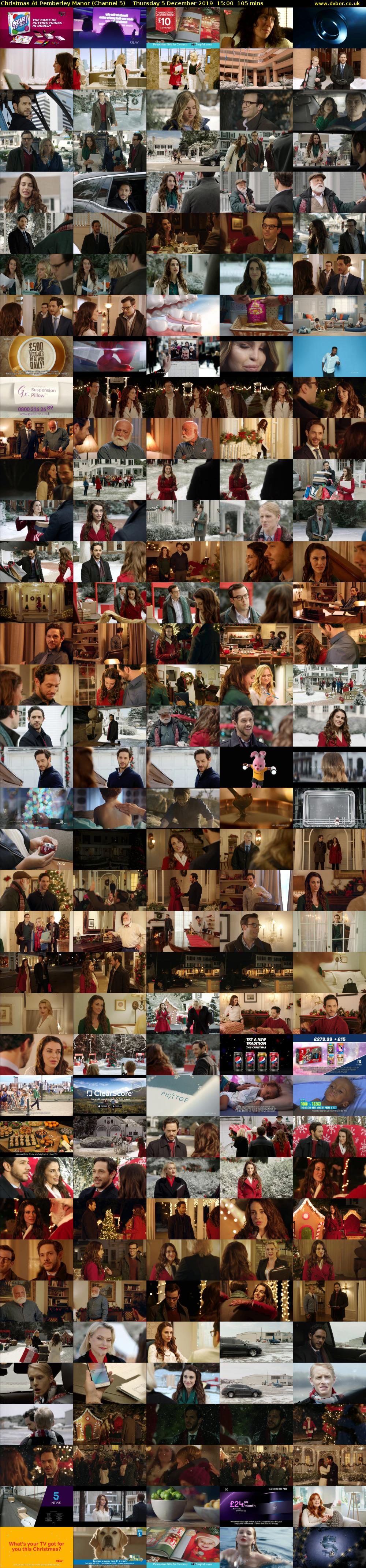 Christmas At Pemberley Manor (Channel 5) Thursday 5 December 2019 15:00 - 16:45
