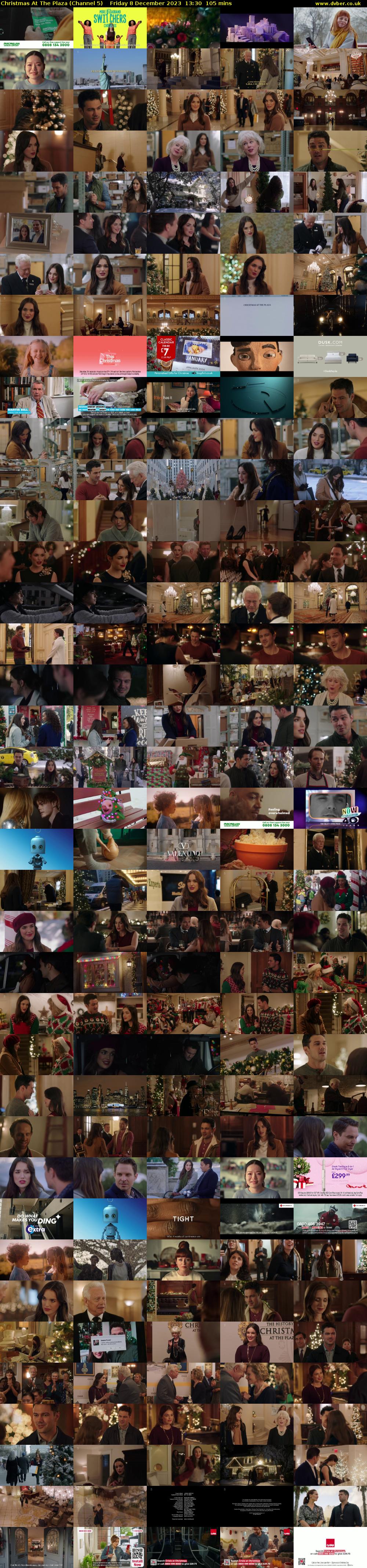Christmas At The Plaza (Channel 5) Friday 8 December 2023 13:30 - 15:15