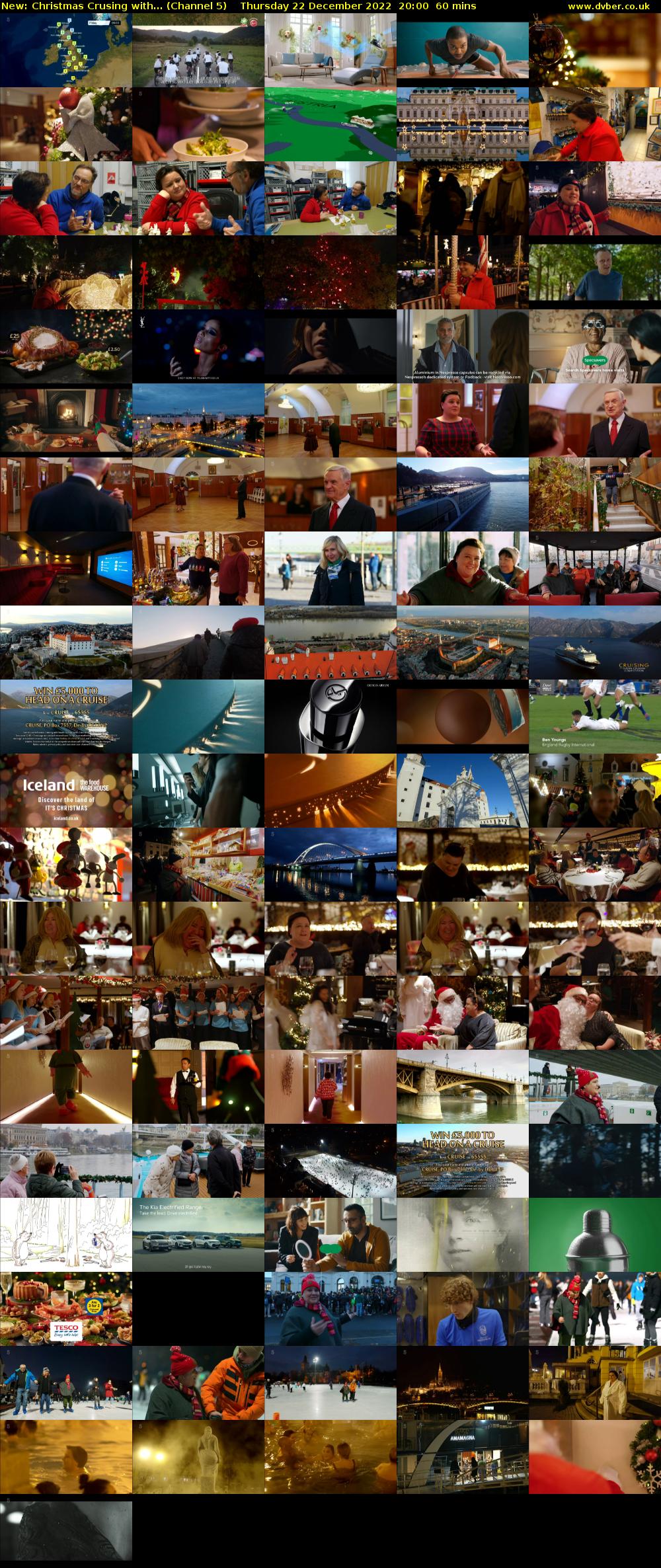Christmas Crusing with... (Channel 5) Thursday 22 December 2022 20:00 - 21:00