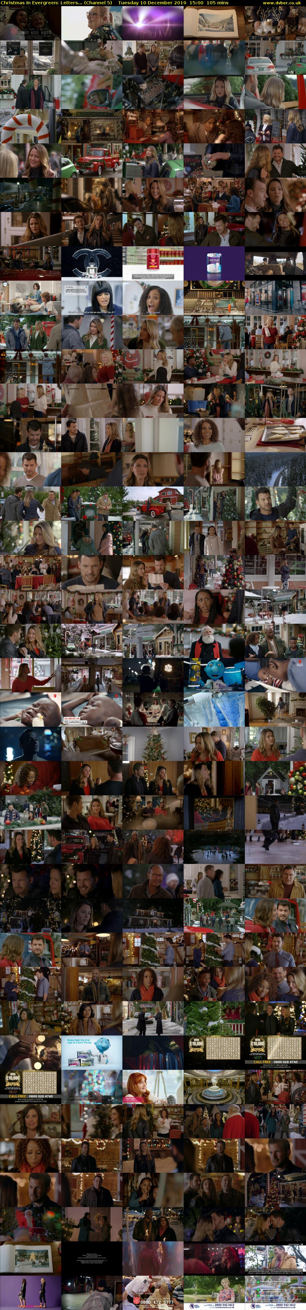 Christmas In Evergreen: Letters... (Channel 5) Tuesday 10 December 2019 15:00 - 16:45