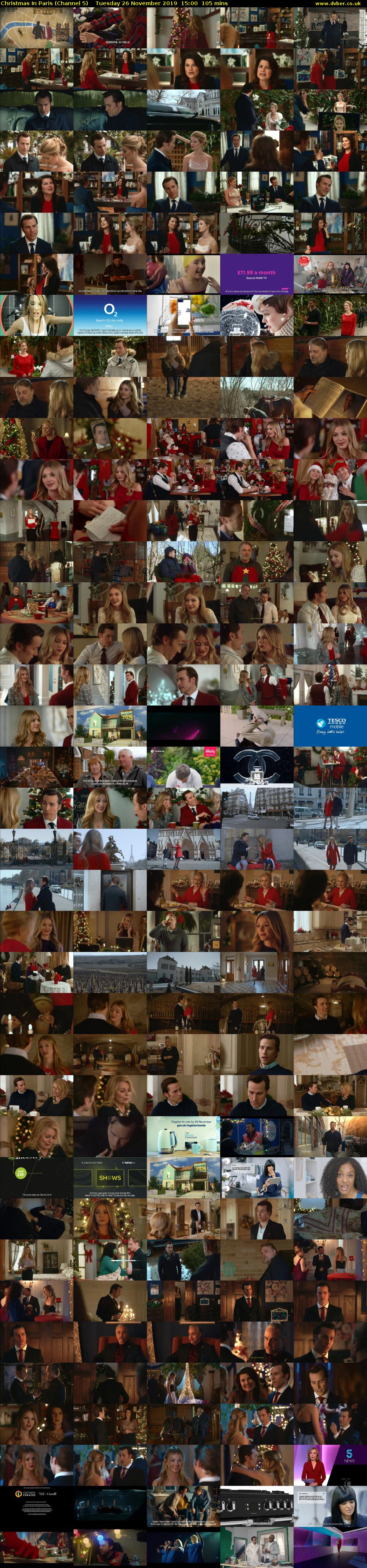 Christmas In Paris (Channel 5) Tuesday 26 November 2019 15:00 - 16:45