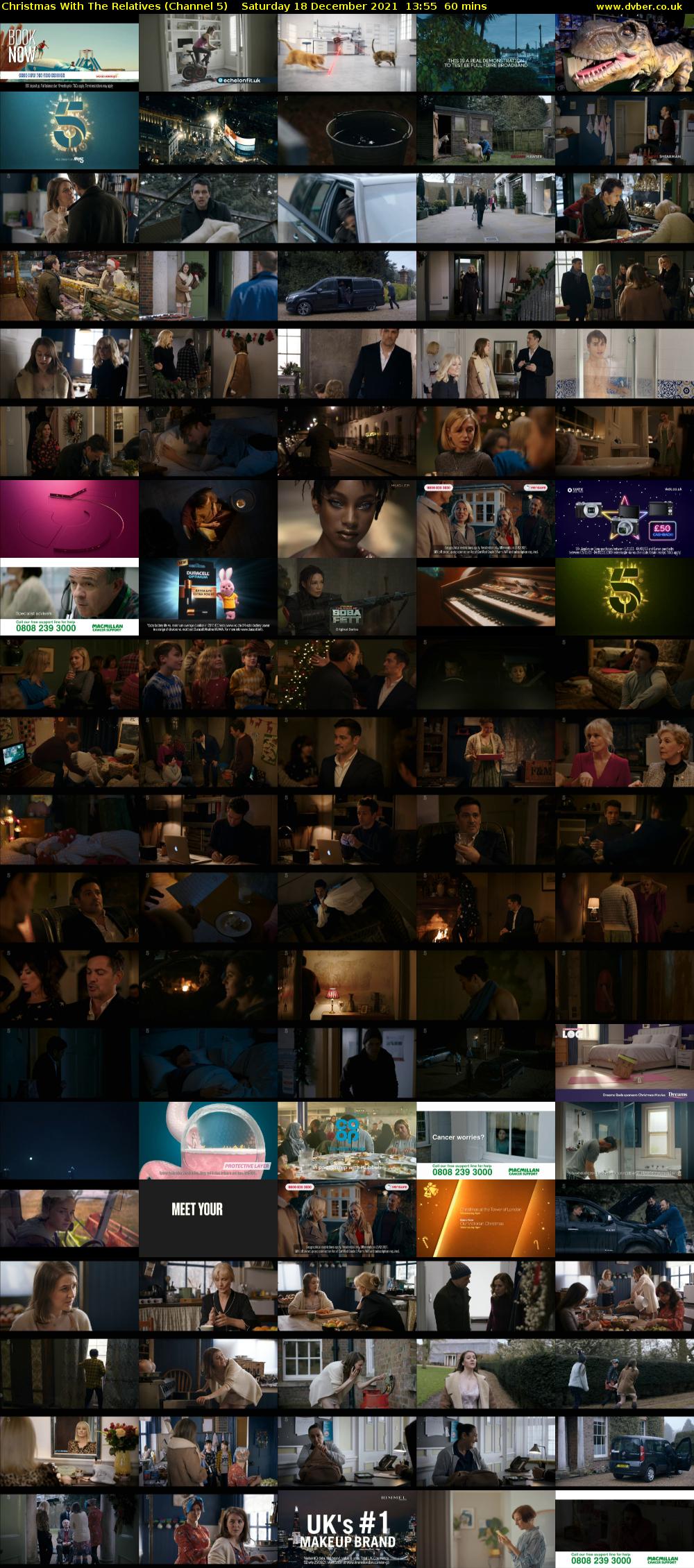 Christmas With The Relatives (Channel 5) Saturday 18 December 2021 13:55 - 14:55