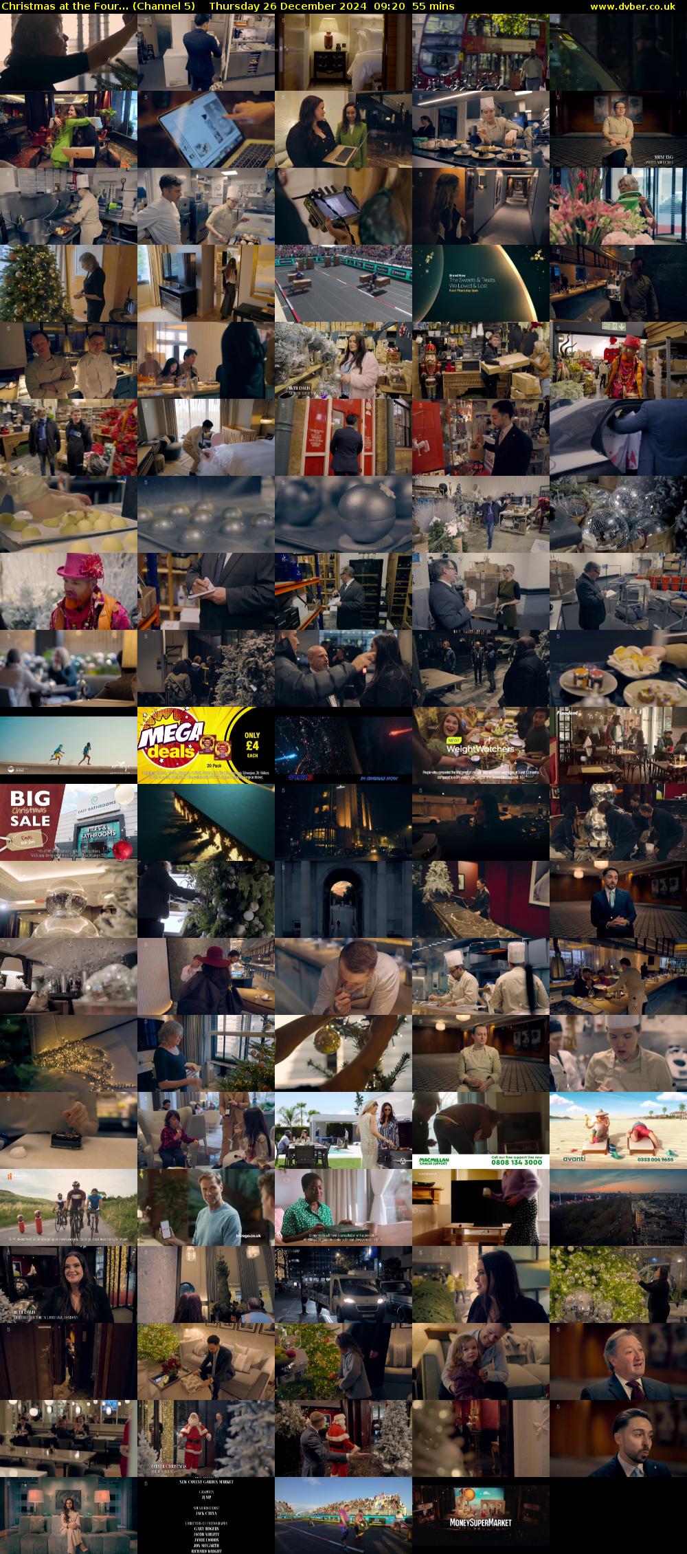 Christmas at the Four... (Channel 5) Thursday 26 December 2024 09:20 - 10:15