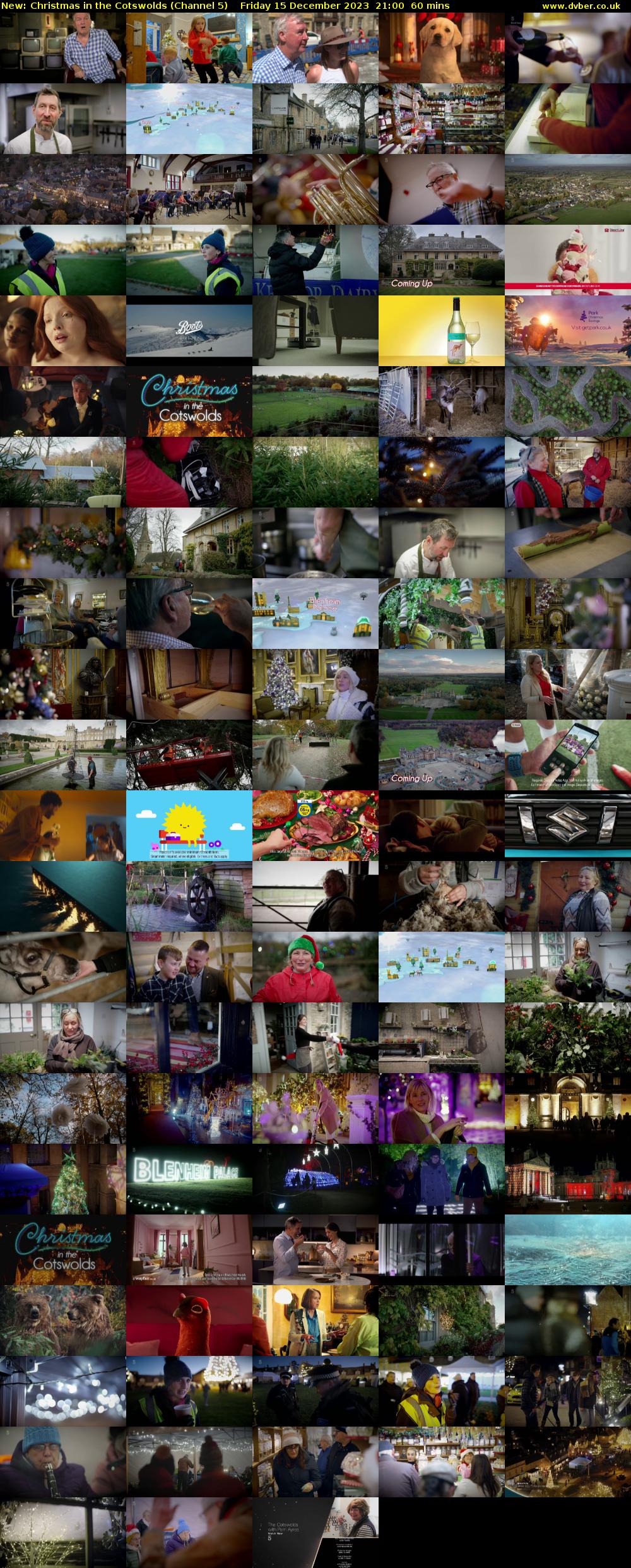 Christmas in The Cotswolds (Channel 5) Friday 15 December 2023 21:00 - 22:00