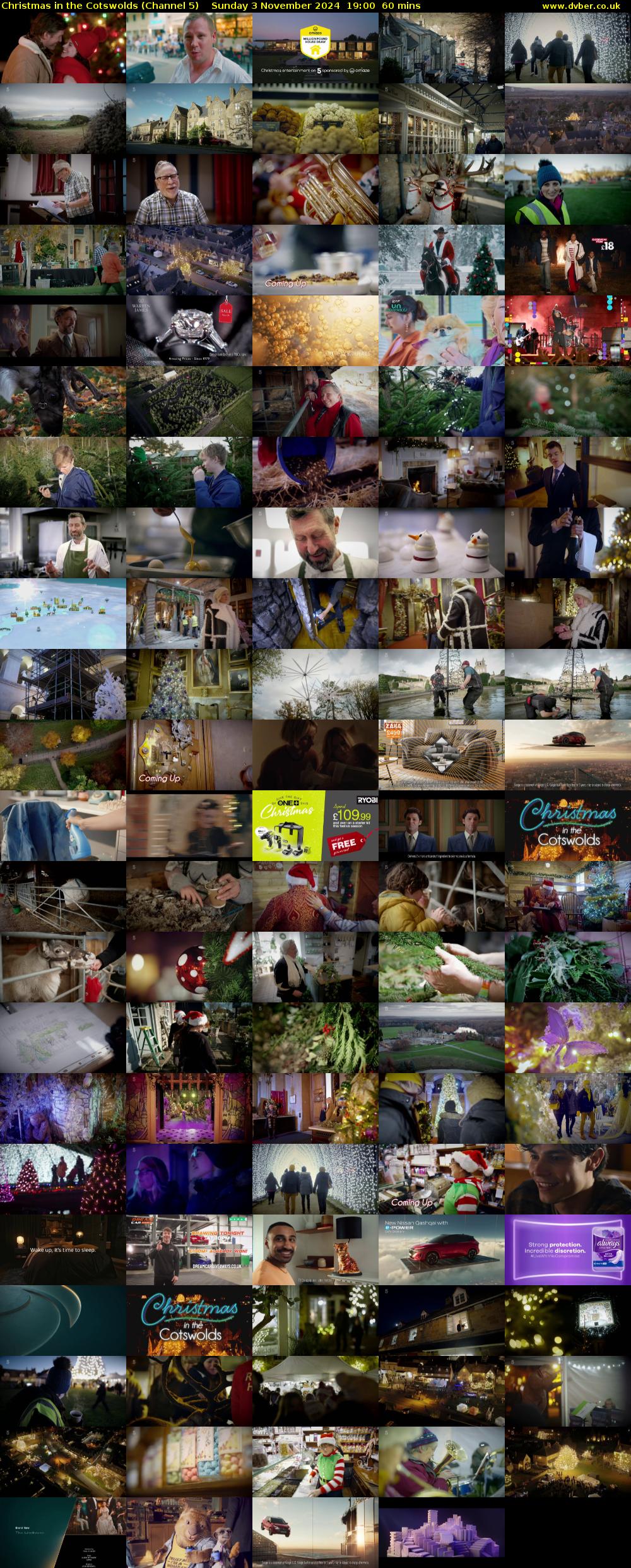 Christmas in The Cotswolds (Channel 5) Sunday 3 November 2024 19:00 - 20:00