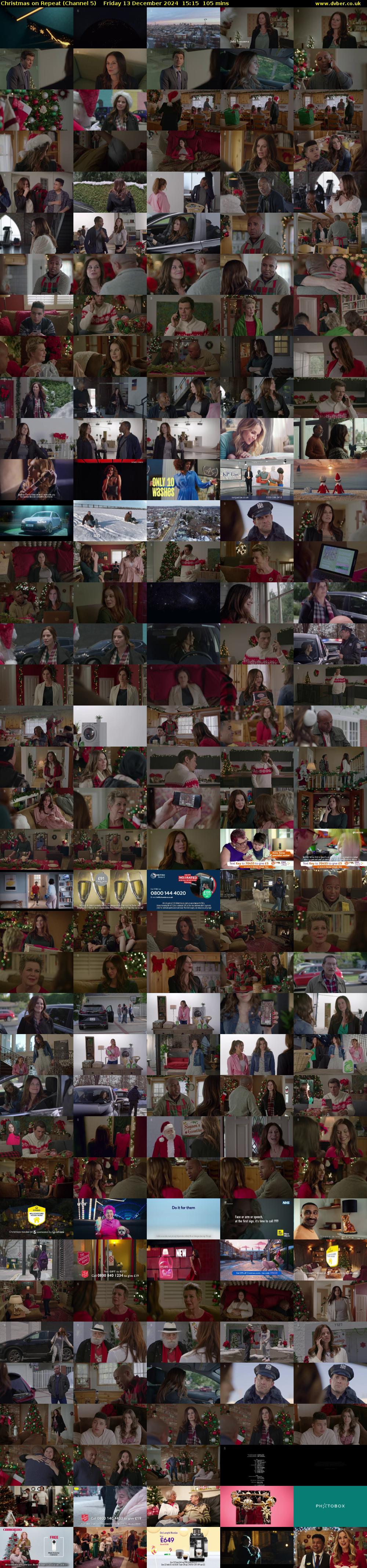 Christmas on Repeat (Channel 5) Friday 13 December 2024 15:15 - 17:00