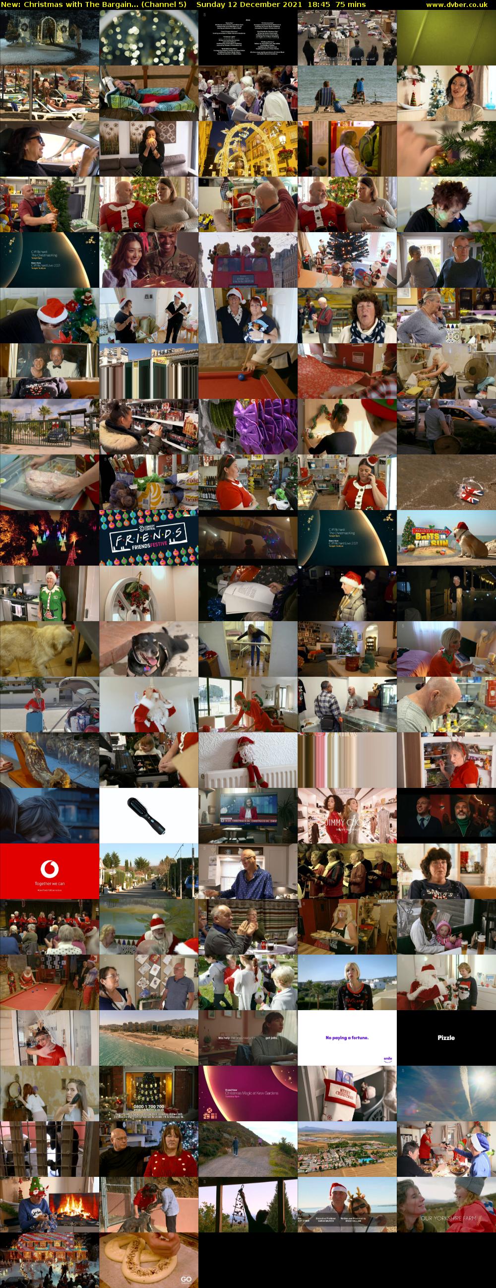 Christmas with The Bargain... (Channel 5) Sunday 12 December 2021 18:45 - 20:00