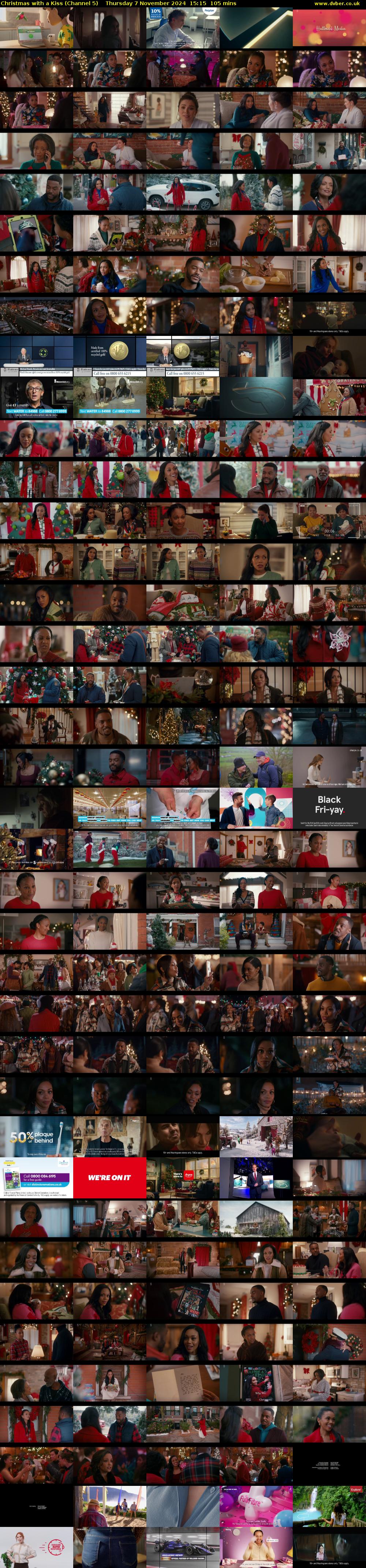 Christmas with a Kiss (Channel 5) Thursday 7 November 2024 15:15 - 17:00