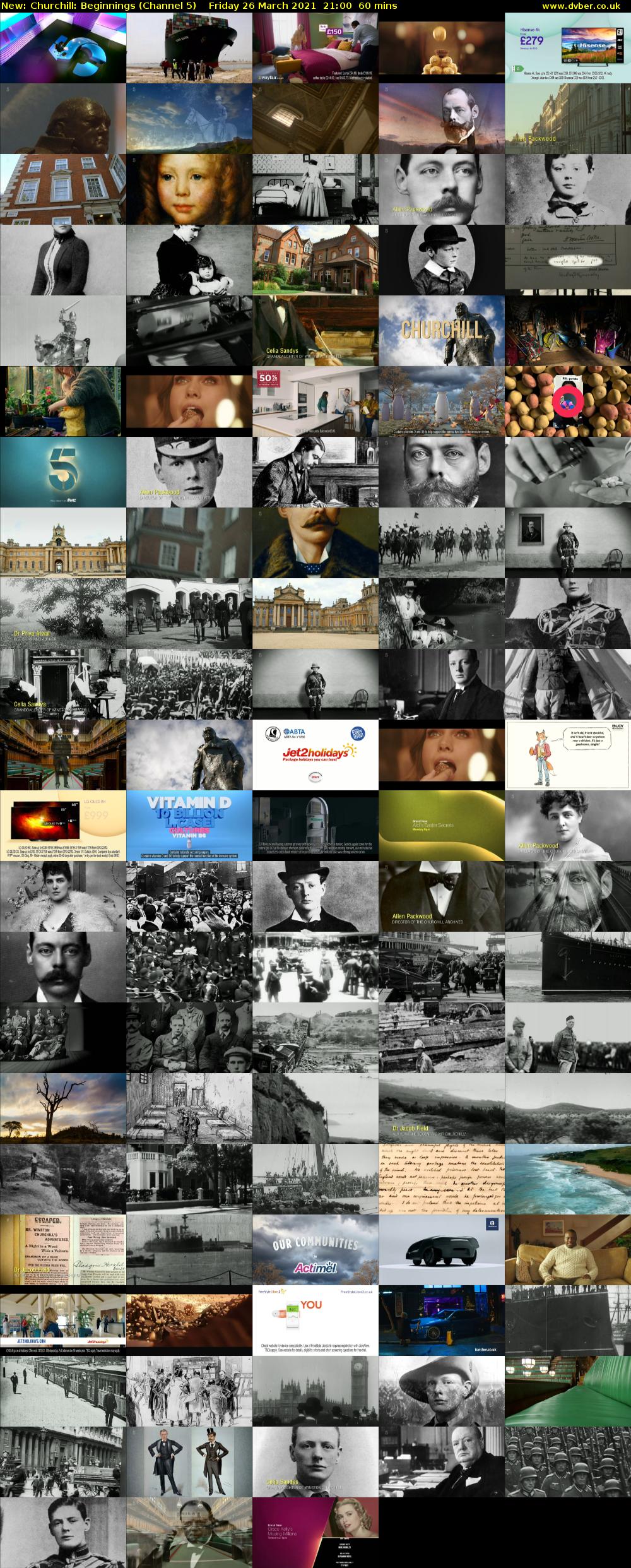 Churchill: Beginnings (Channel 5) Friday 26 March 2021 21:00 - 22:00