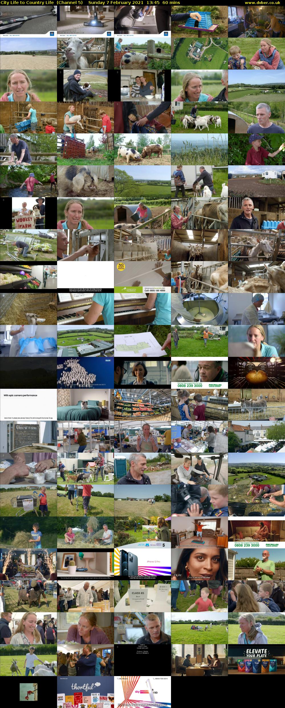 City Life to Country Life  (Channel 5) Sunday 7 February 2021 13:45 - 14:45