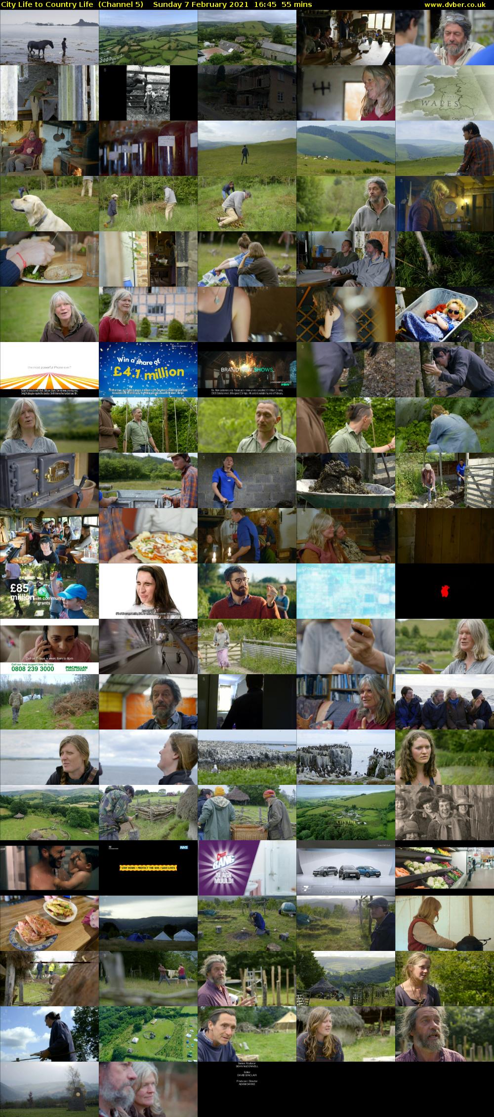 City Life to Country Life  (Channel 5) Sunday 7 February 2021 16:45 - 17:40
