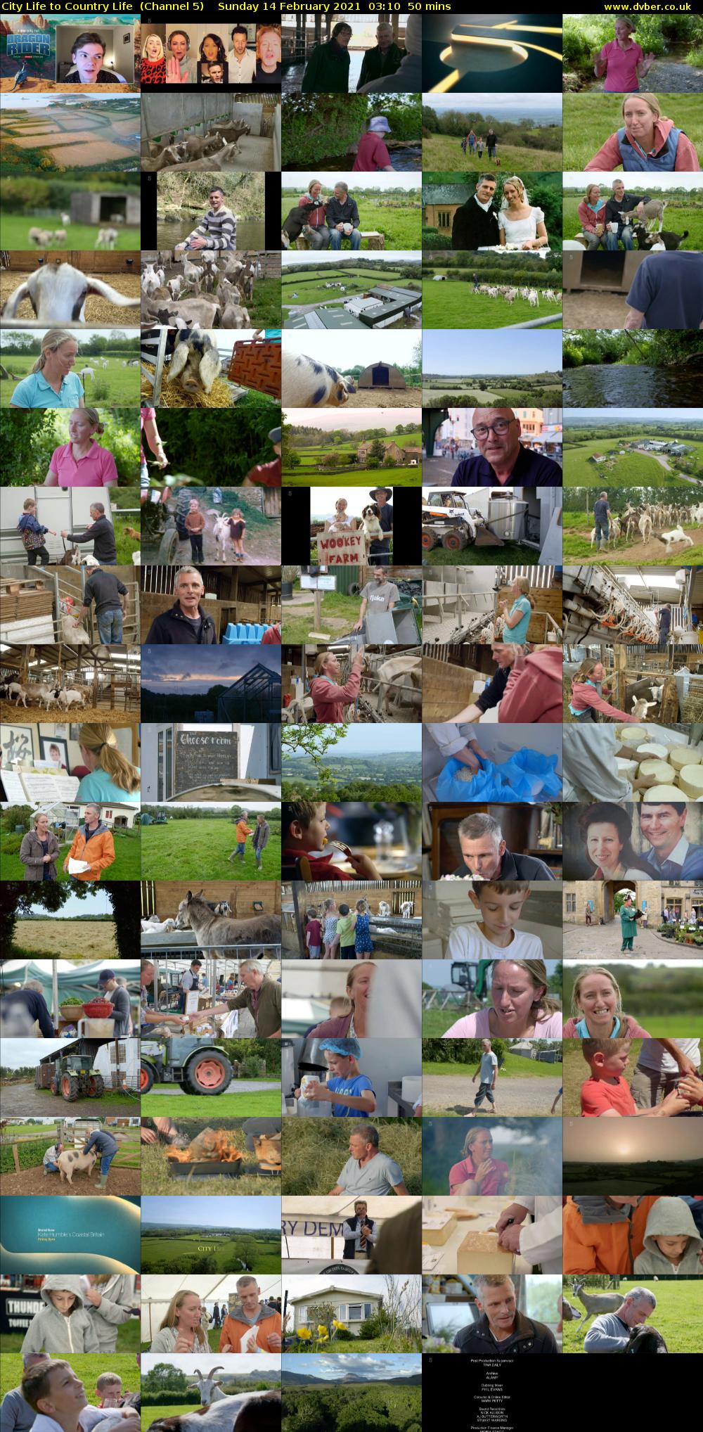 City Life to Country Life  (Channel 5) Sunday 14 February 2021 03:10 - 04:00