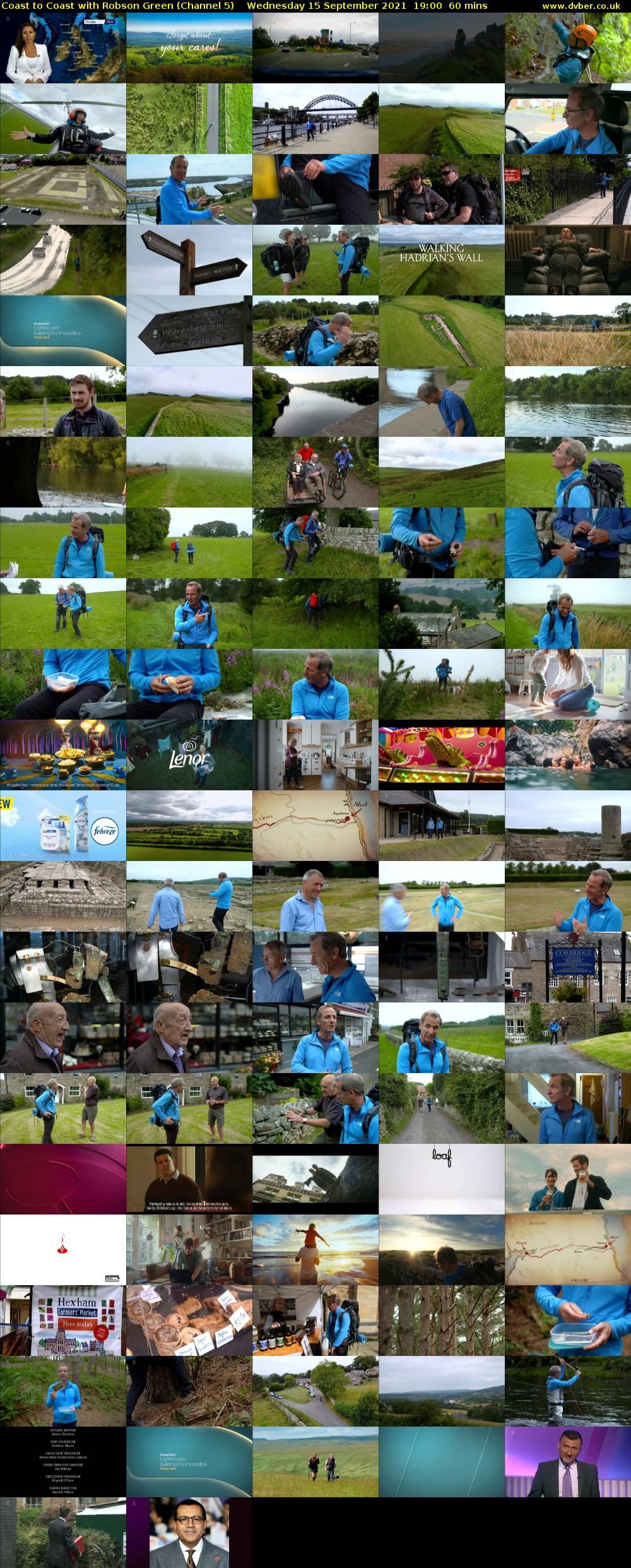 Coast to Coast with Robson Green (Channel 5) Wednesday 15 September 2021 19:00 - 20:00