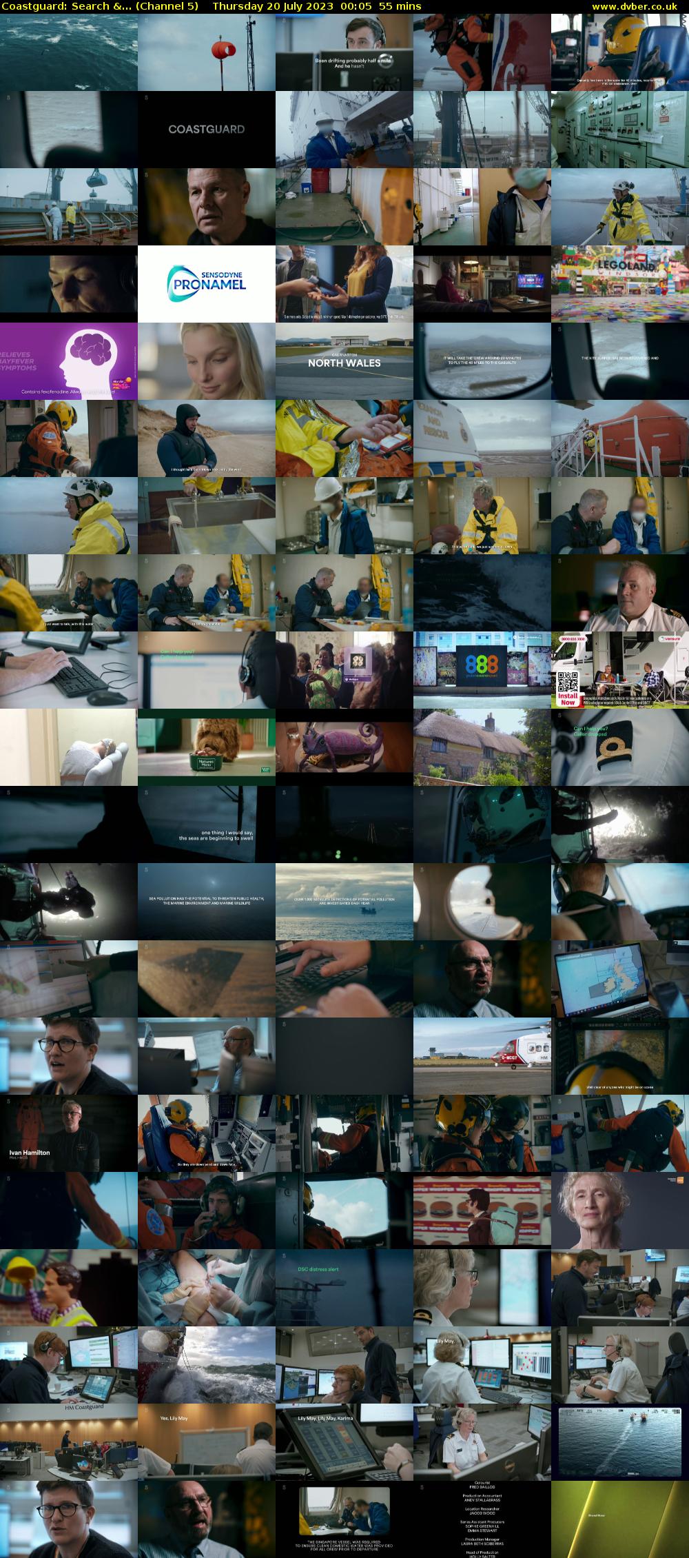Coastguard: Search &... (Channel 5) Thursday 20 July 2023 00:05 - 01:00