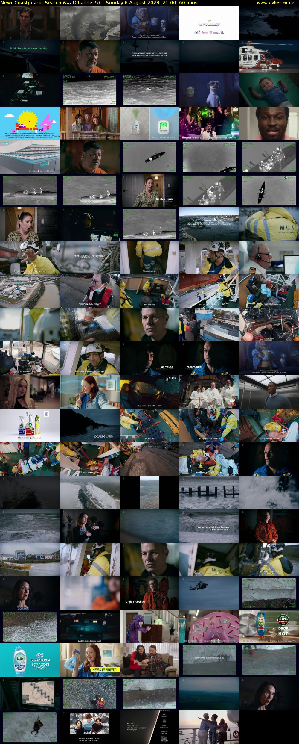 Coastguard: Search &... (Channel 5) Sunday 6 August 2023 21:00 - 22:00