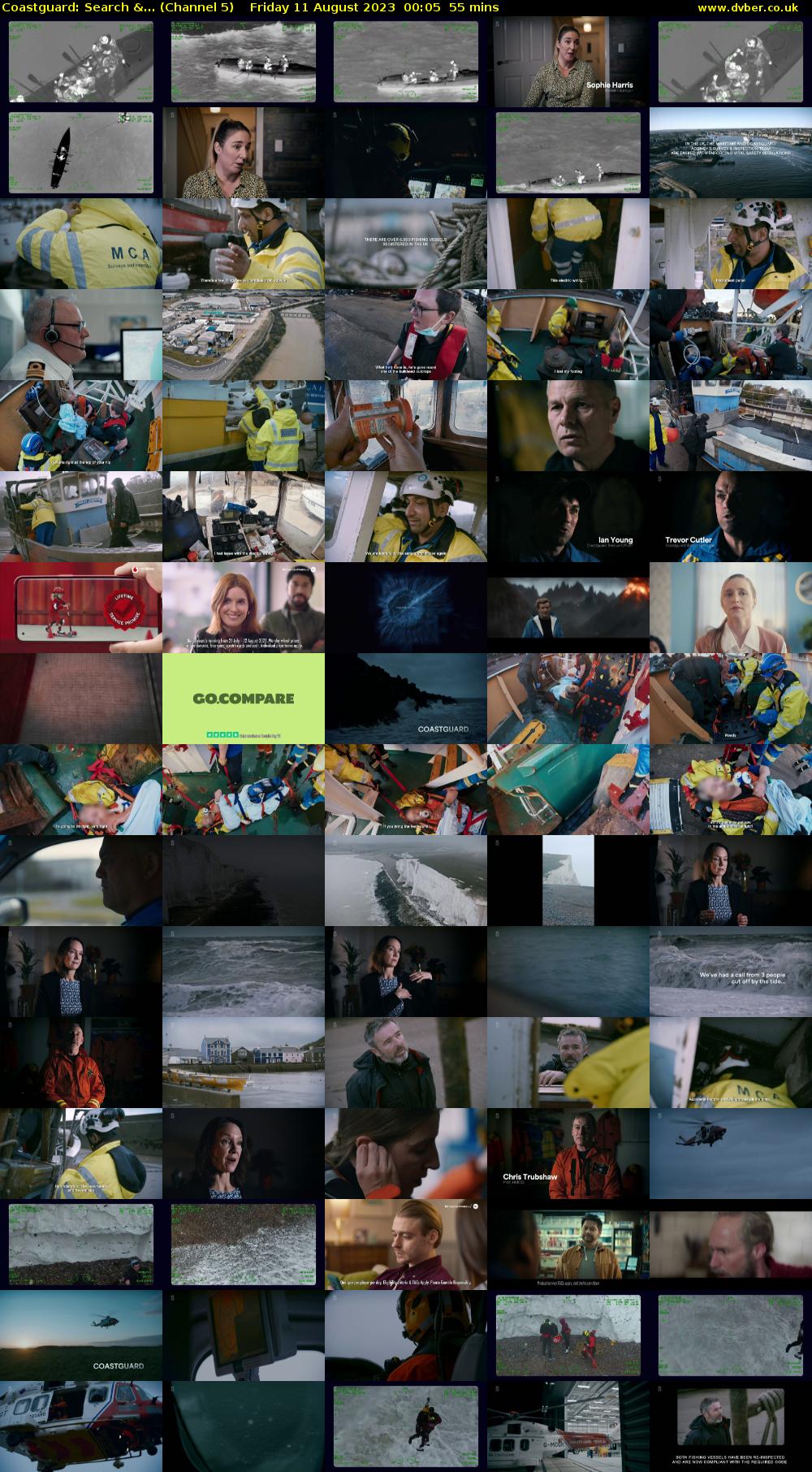 Coastguard: Search &... (Channel 5) Friday 11 August 2023 00:05 - 01:00