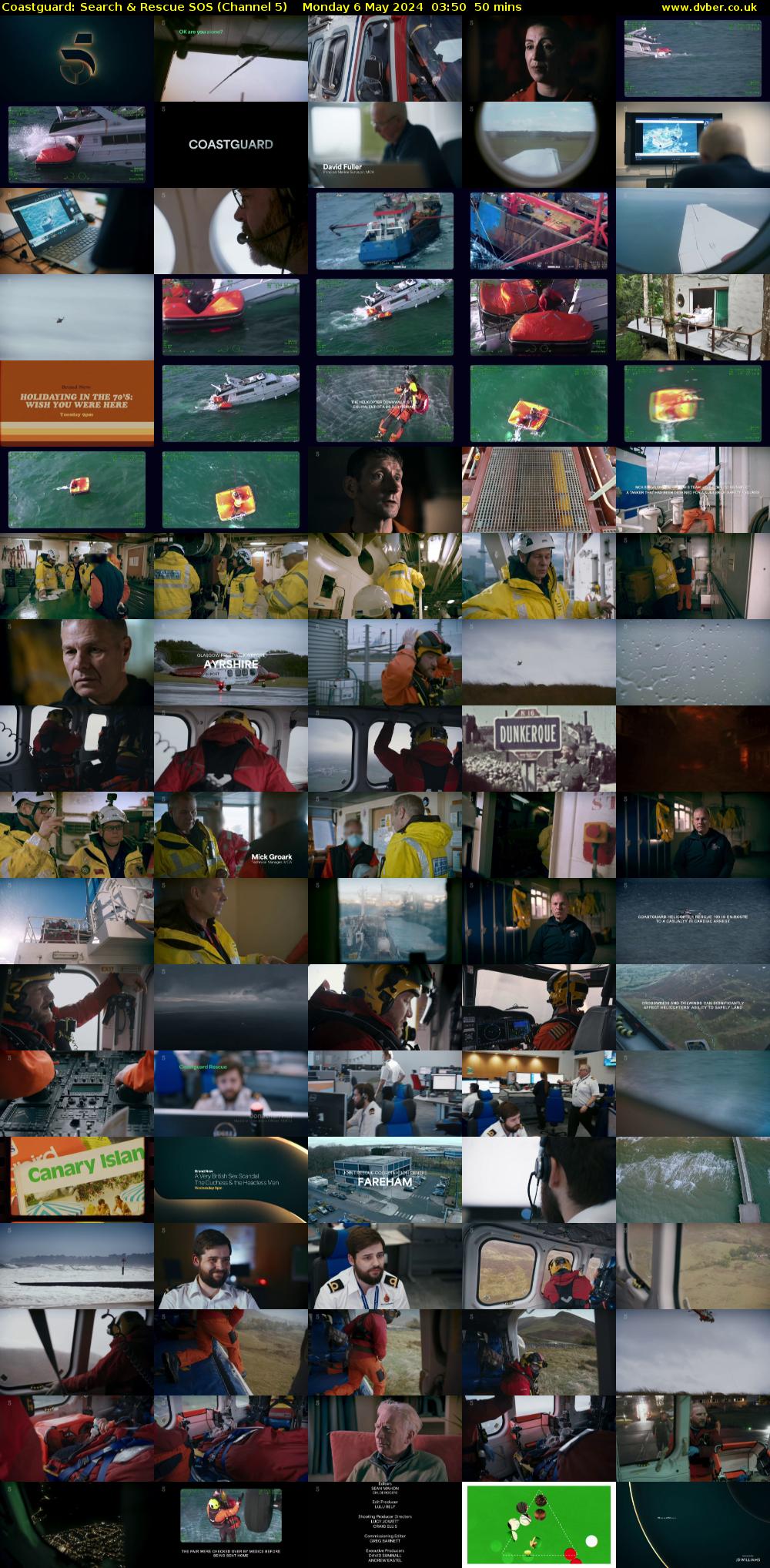 Coastguard: Search & Rescue SOS (Channel 5) Monday 6 May 2024 03:50 - 04:40