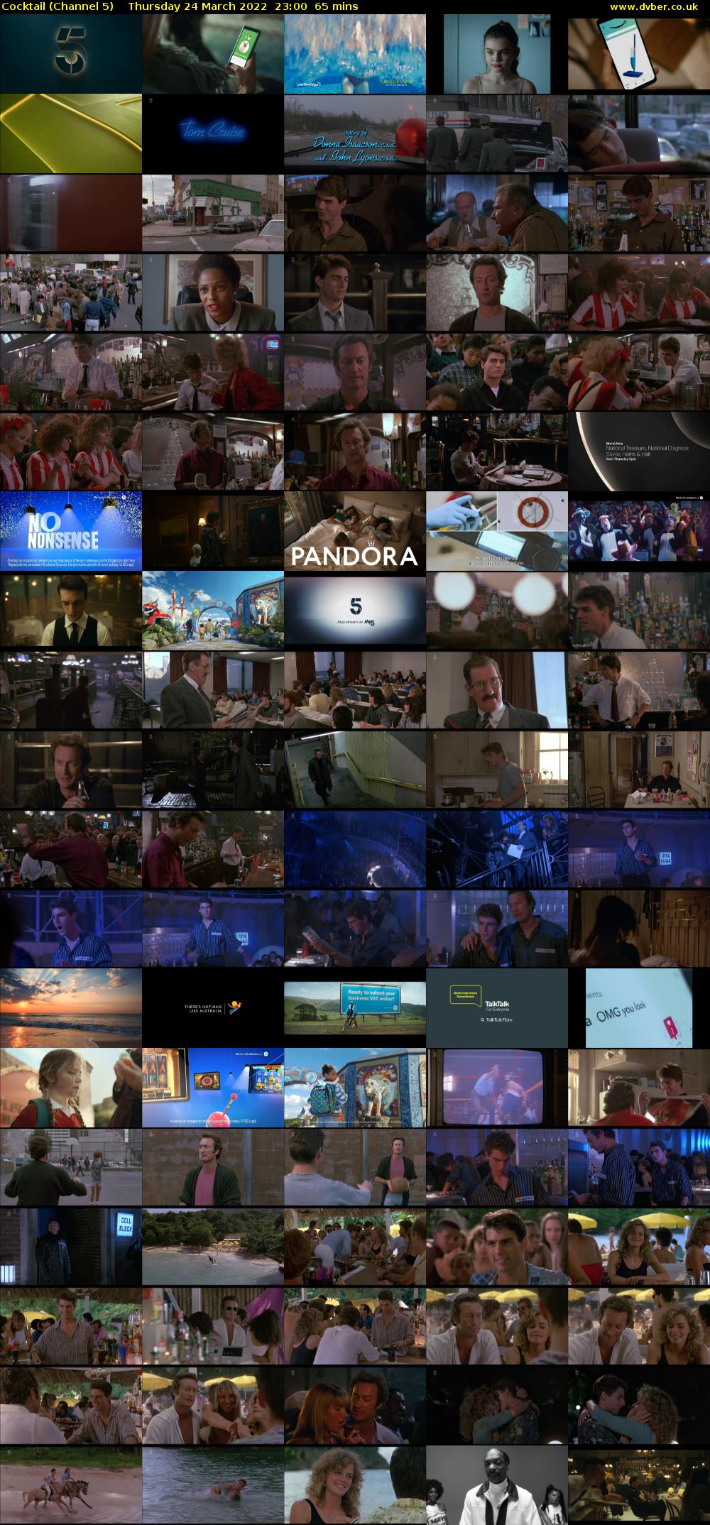 Cocktail (Channel 5) Thursday 24 March 2022 23:00 - 00:05