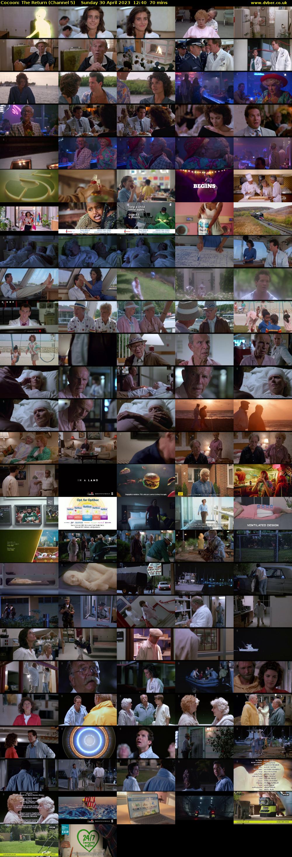 Cocoon: the Return (Channel 5) Sunday 30 April 2023 12:40 - 13:50