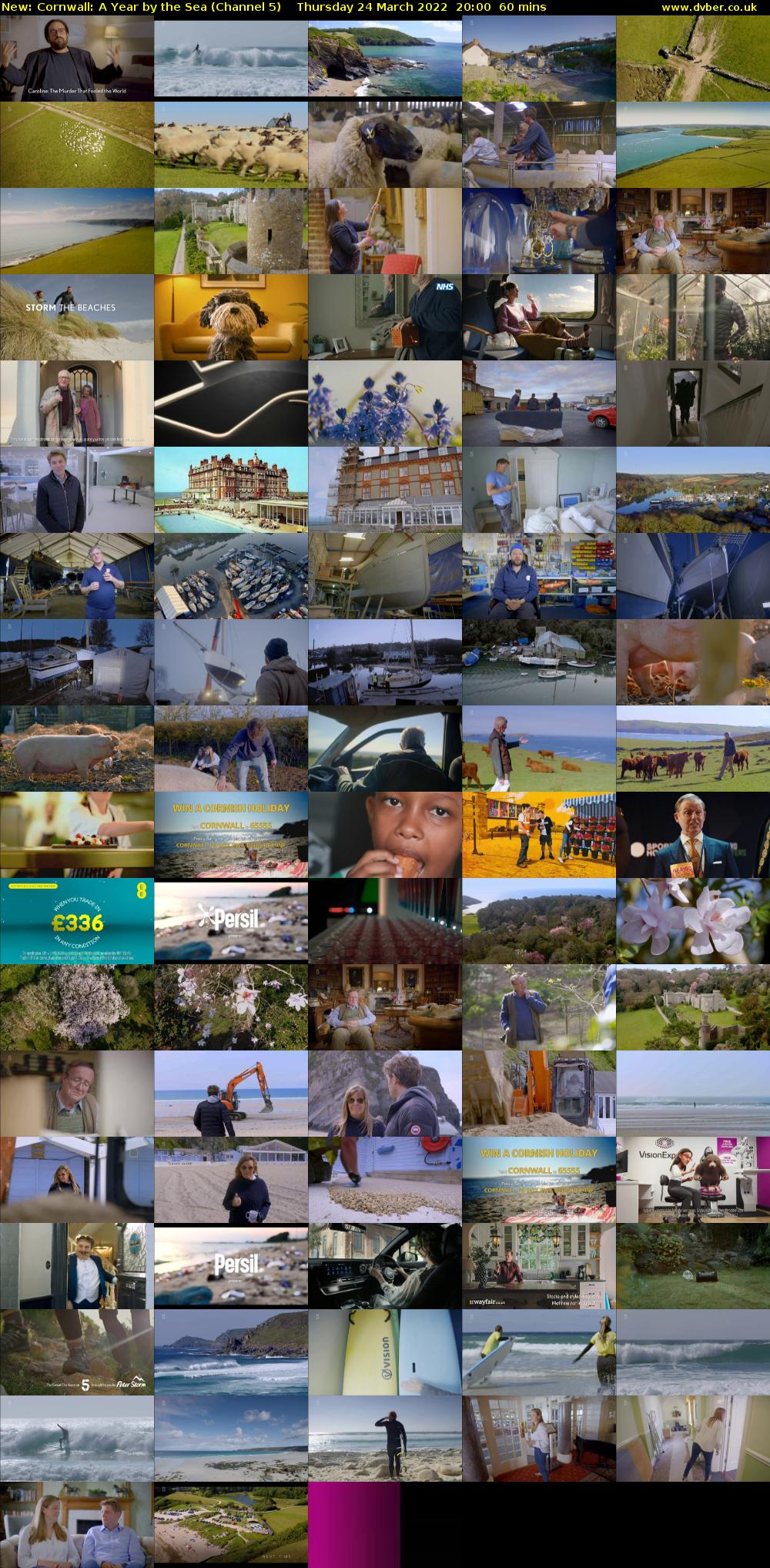 Cornwall: A Year by the Sea (Channel 5) Thursday 24 March 2022 20:00 - 21:00