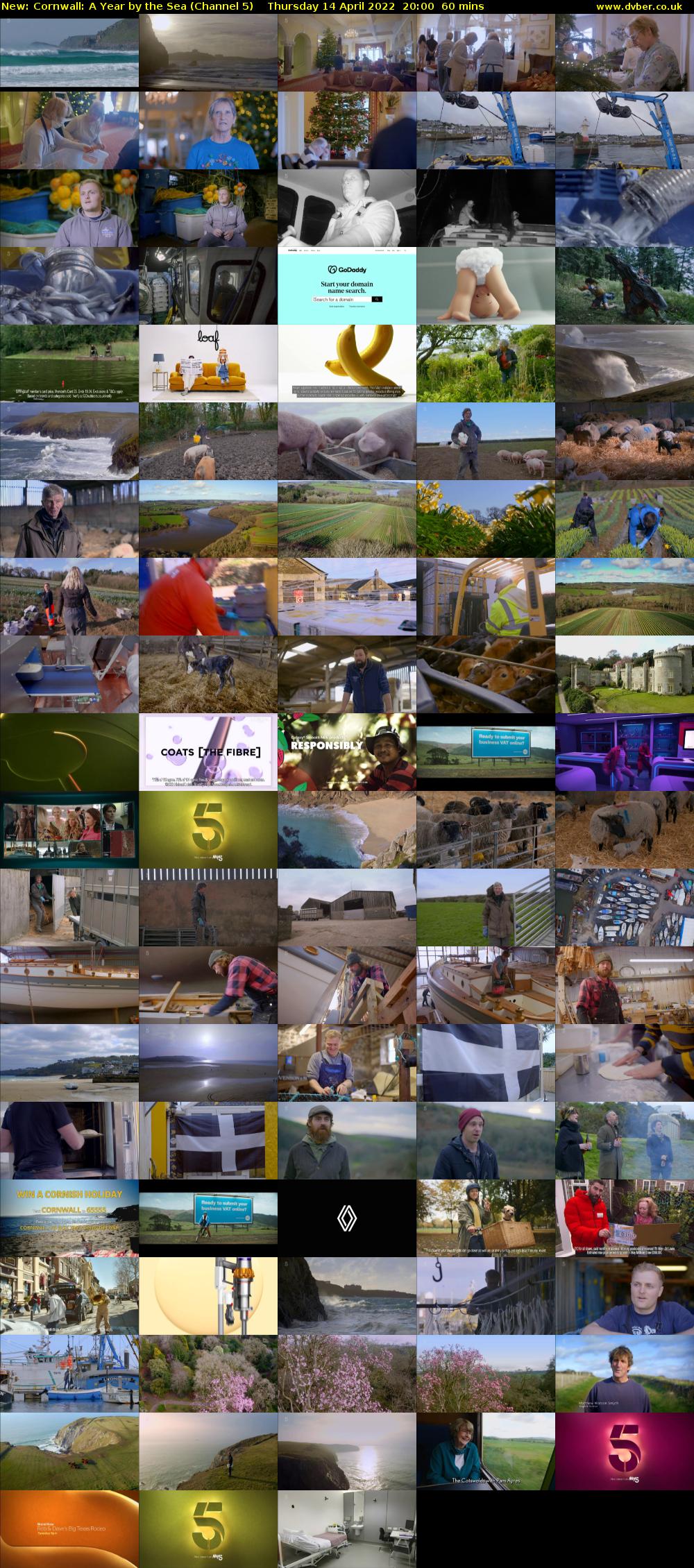 Cornwall: A Year by the Sea (Channel 5) Thursday 14 April 2022 20:00 - 21:00