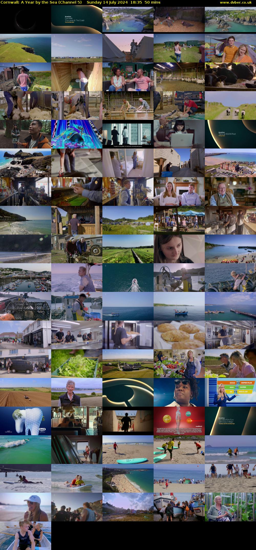 Cornwall: A Year by the Sea (Channel 5) Sunday 14 July 2024 18:35 - 19:25