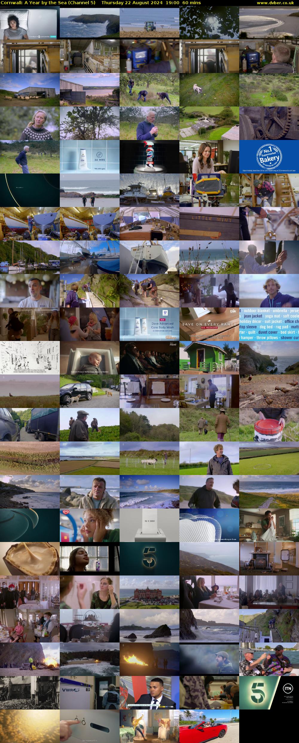 Cornwall: A Year by the Sea (Channel 5) Thursday 22 August 2024 19:00 - 20:00