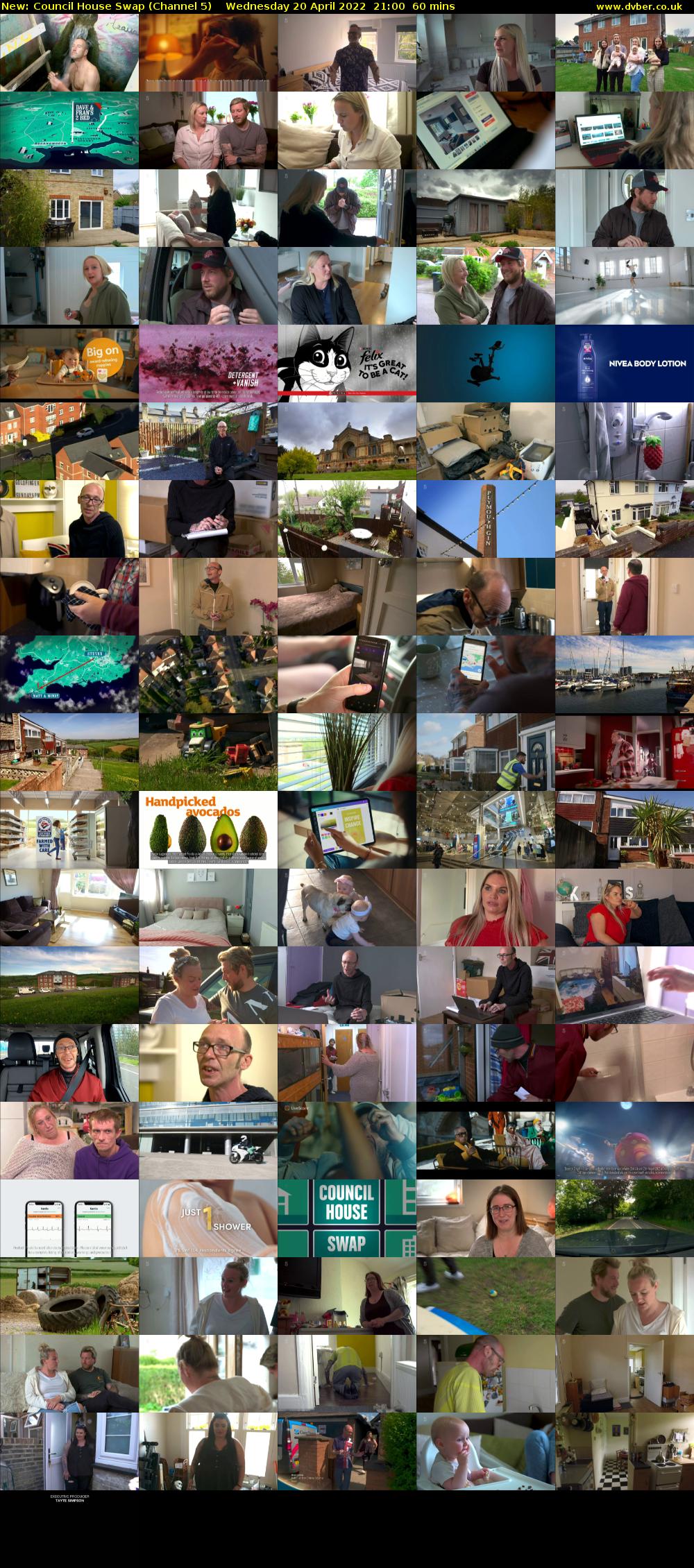 Council House Swap (Channel 5) Wednesday 20 April 2022 21:00 - 22:00