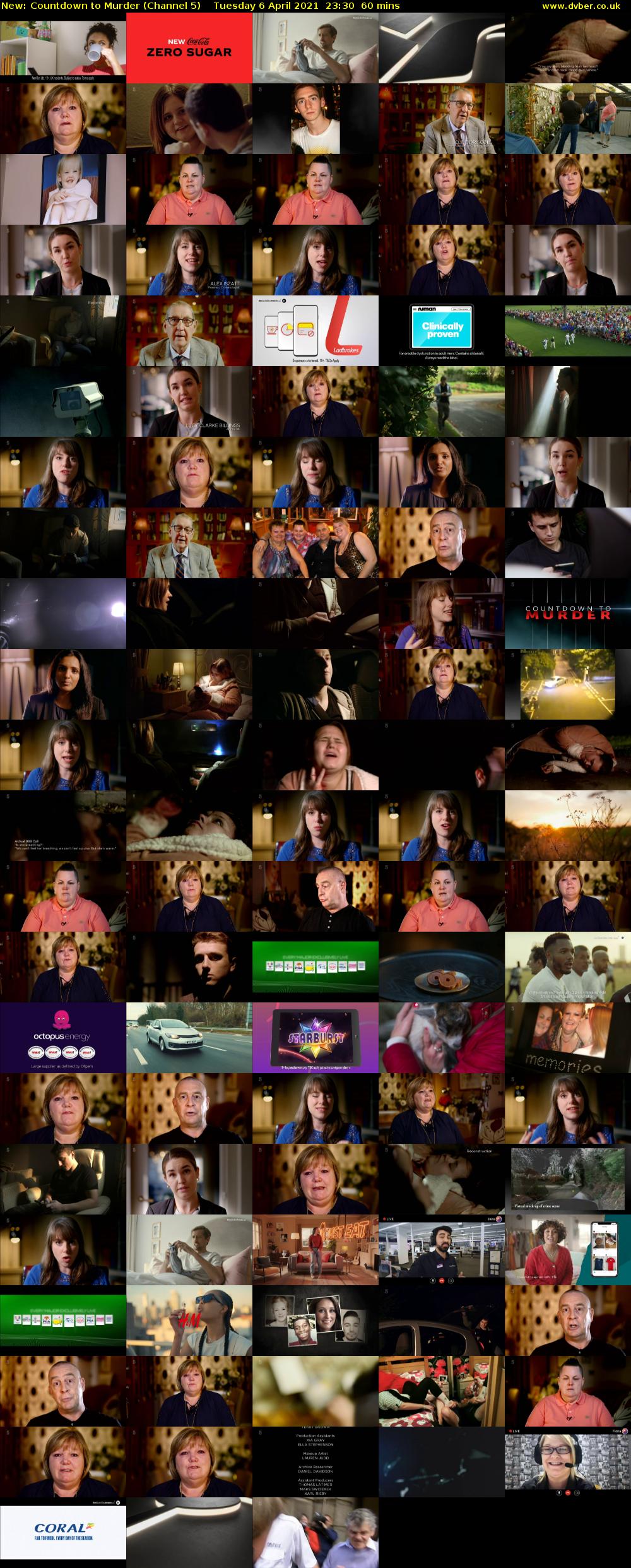 Countdown to Murder (Channel 5) Tuesday 6 April 2021 23:30 - 00:30