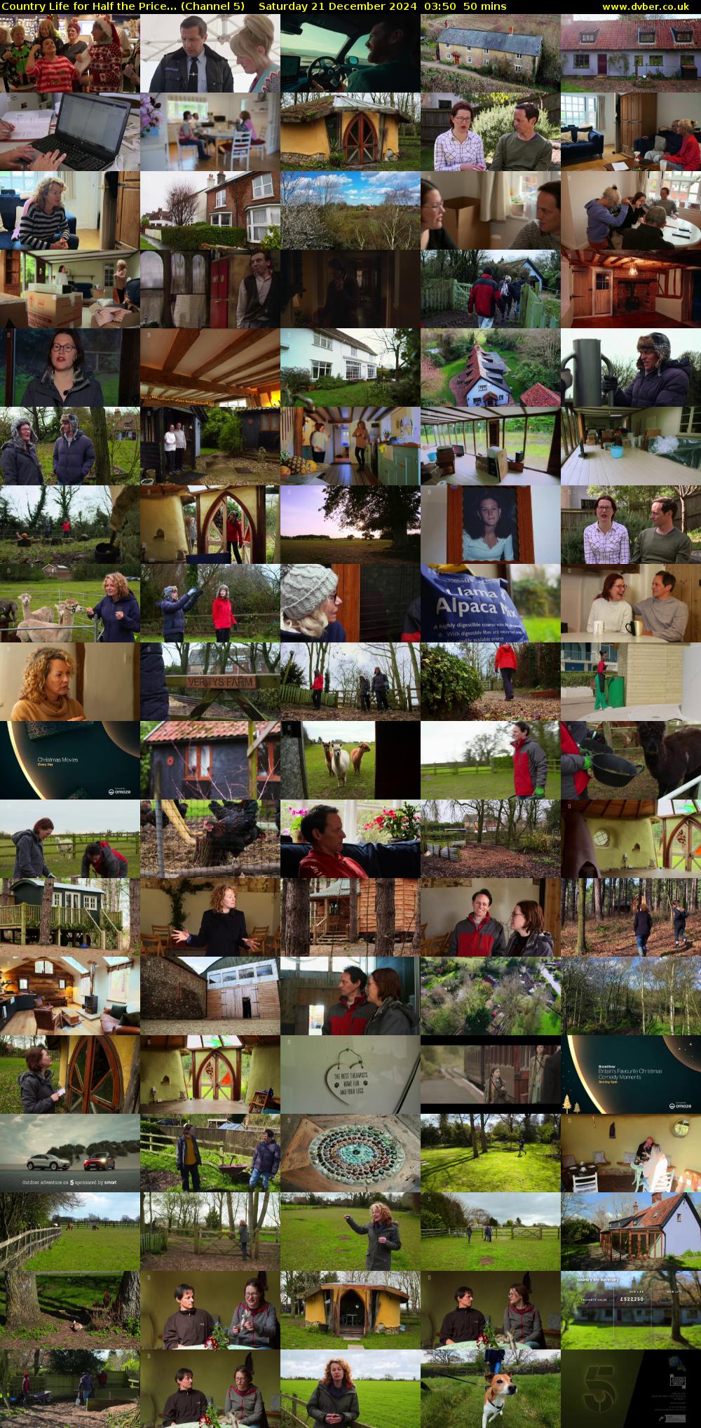 Country Life for Half the Price... (Channel 5) Saturday 21 December 2024 03:50 - 04:40