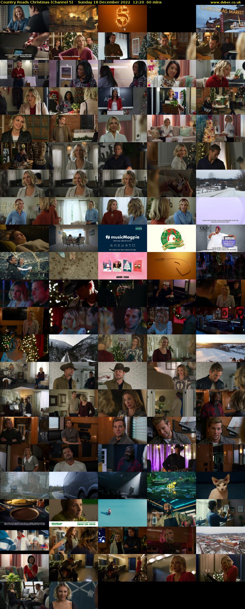 Country Roads Christmas (Channel 5) Sunday 18 December 2022 12:20 - 13:20