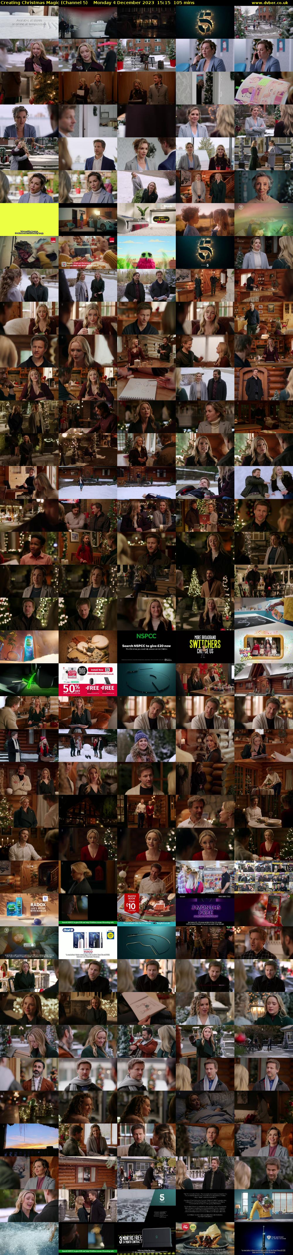 Creating Christmas Magic (Channel 5) Monday 4 December 2023 15:15 - 17:00