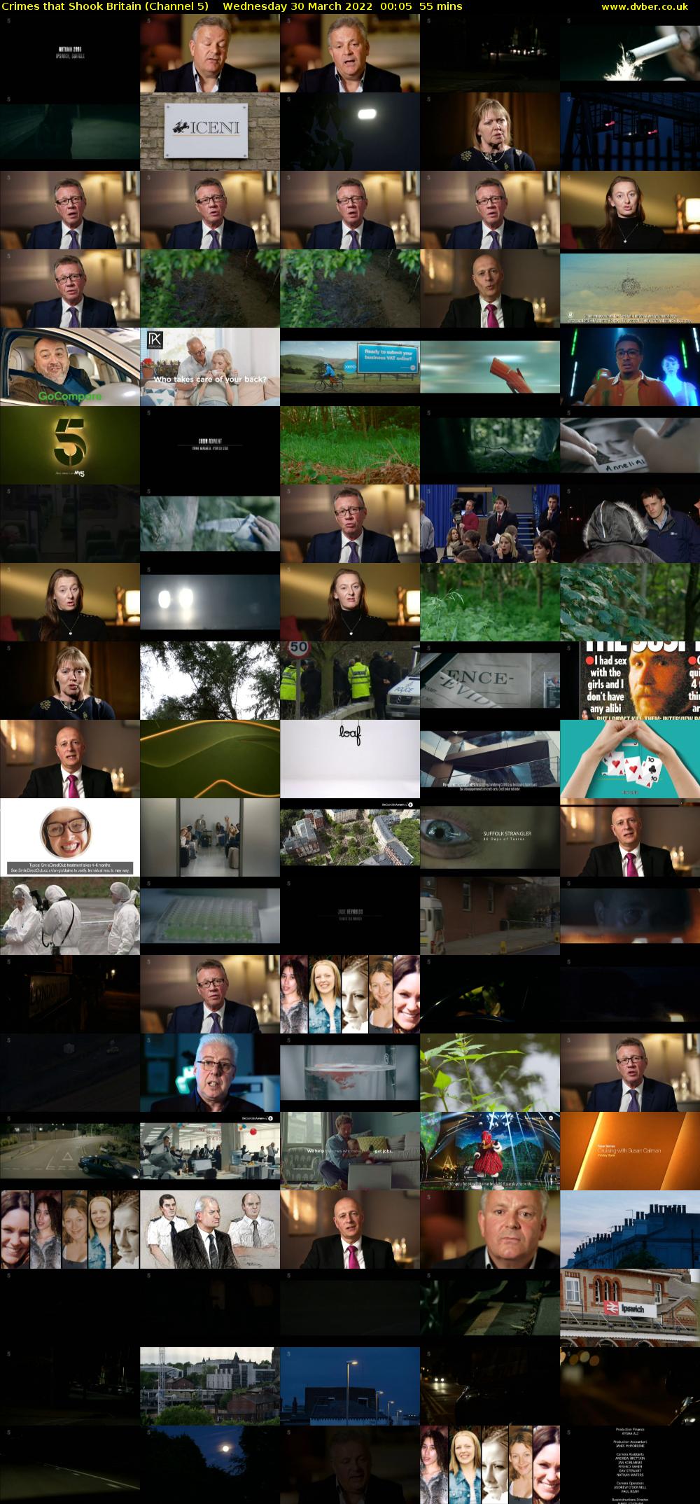 Crimes that Shook Britain (Channel 5) Wednesday 30 March 2022 00:05 - 01:00