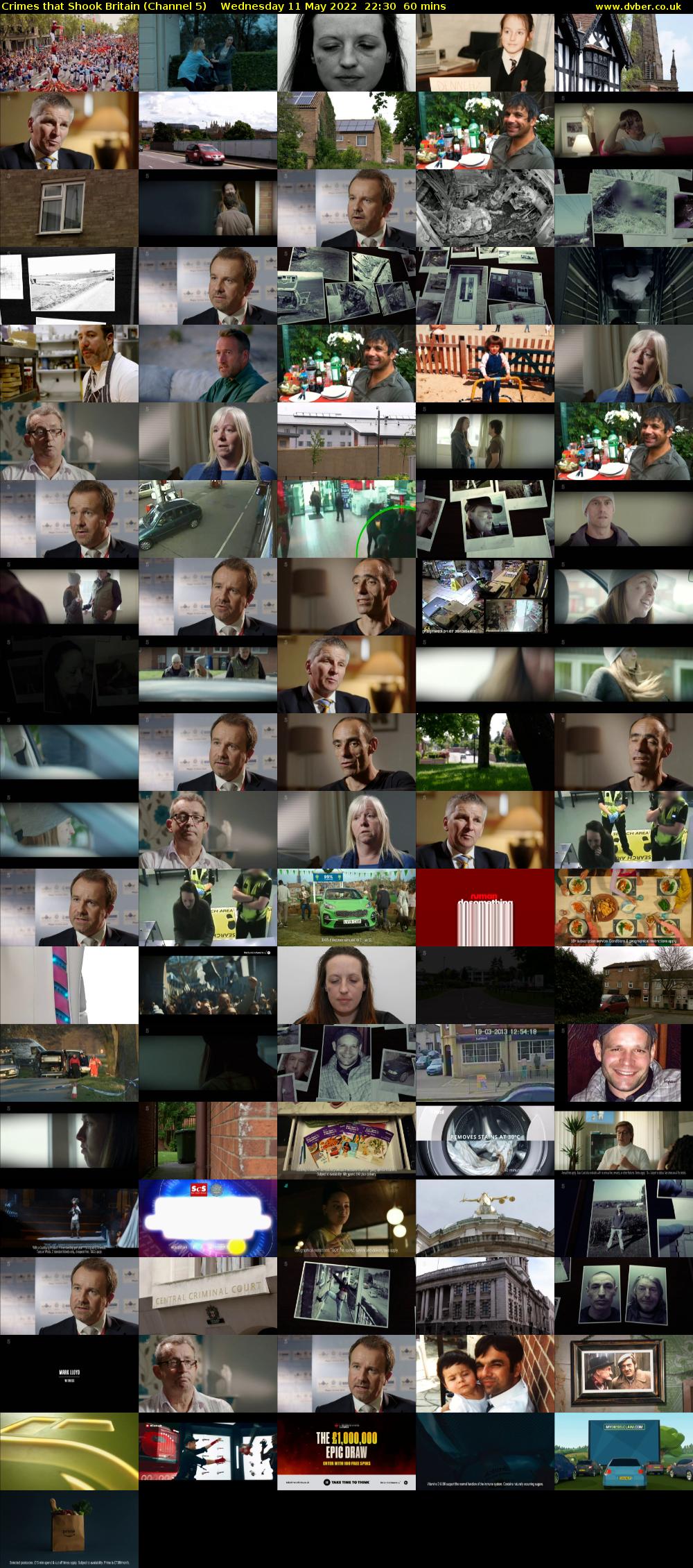 Crimes that Shook Britain (Channel 5) Wednesday 11 May 2022 22:30 - 23:30
