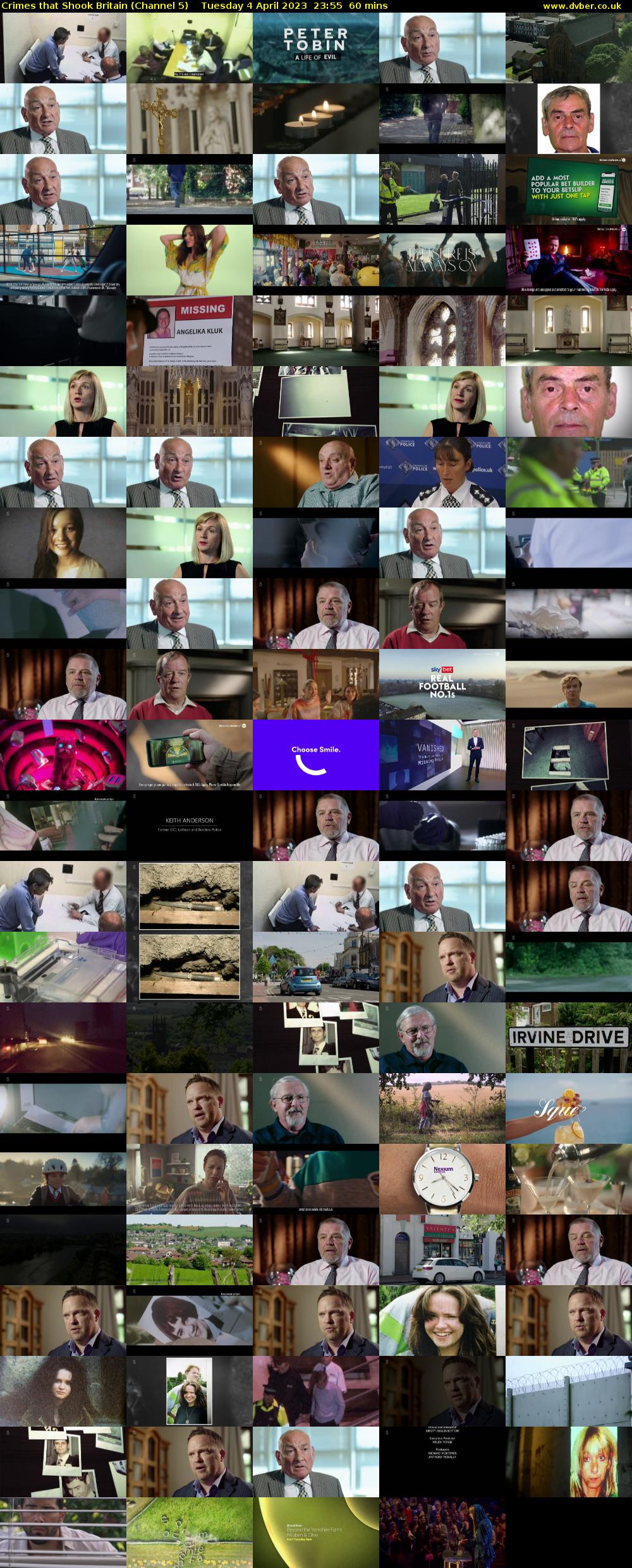 Crimes that Shook Britain (Channel 5) Tuesday 4 April 2023 23:55 - 00:55