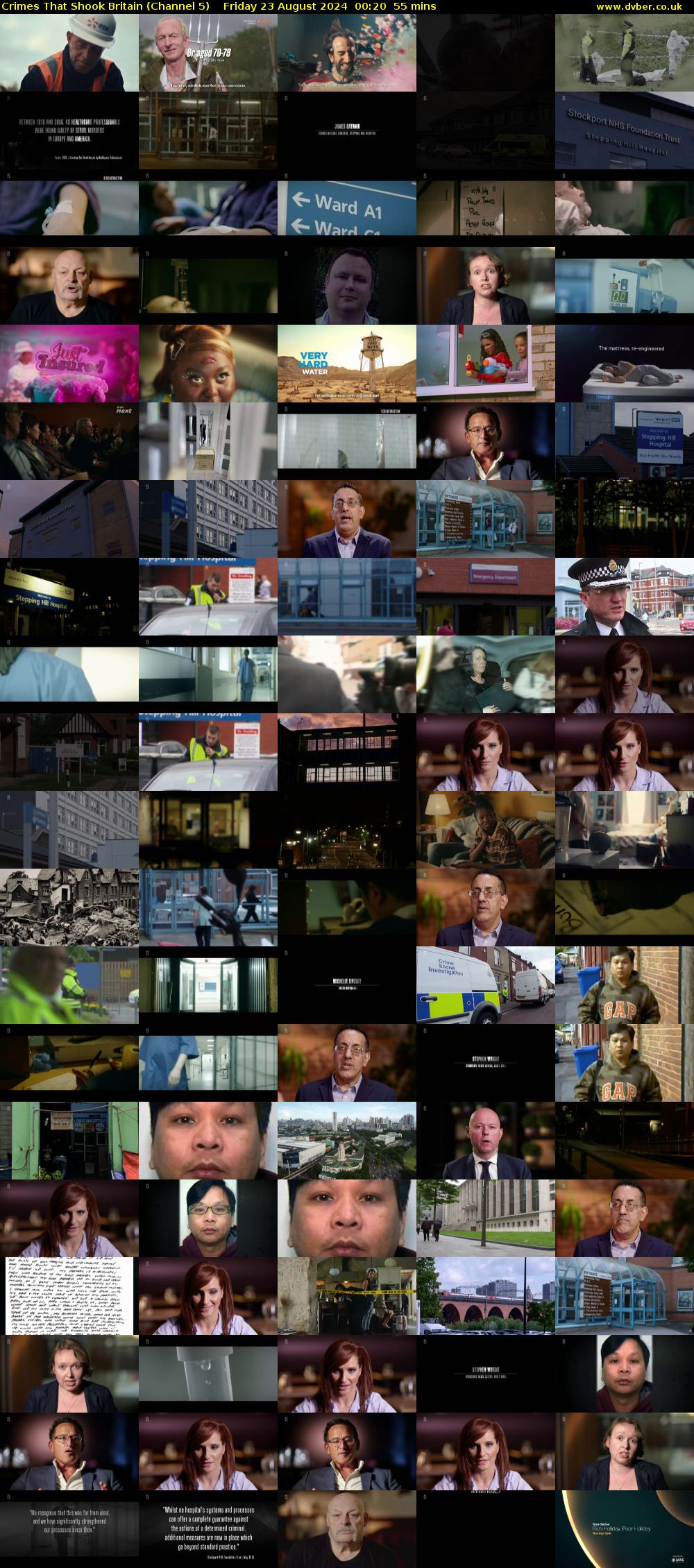 Crimes that Shook Britain (Channel 5) Friday 23 August 2024 00:20 - 01:15