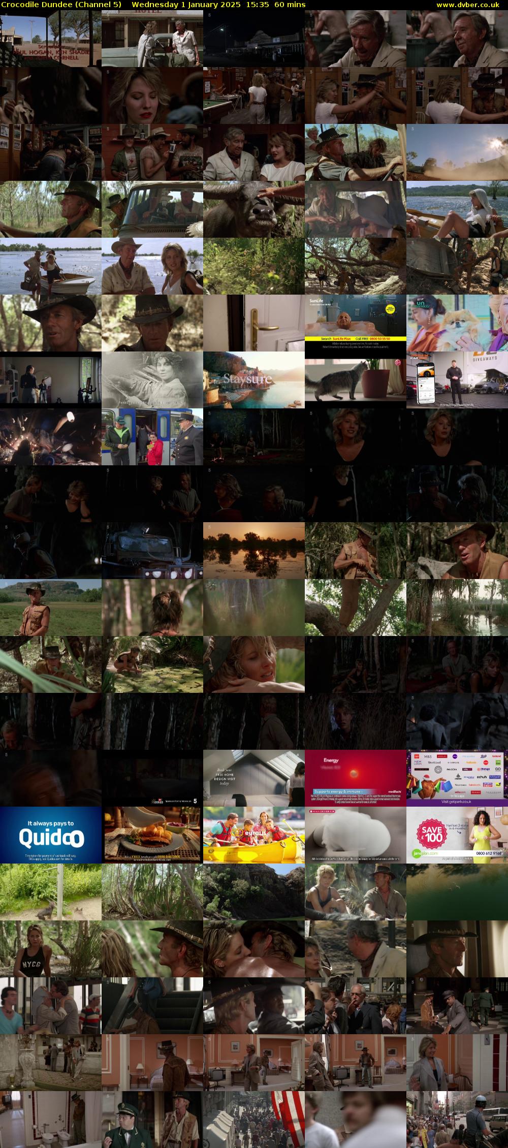 Crocodile Dundee (Channel 5) Wednesday 1 January 2025 15:35 - 16:35