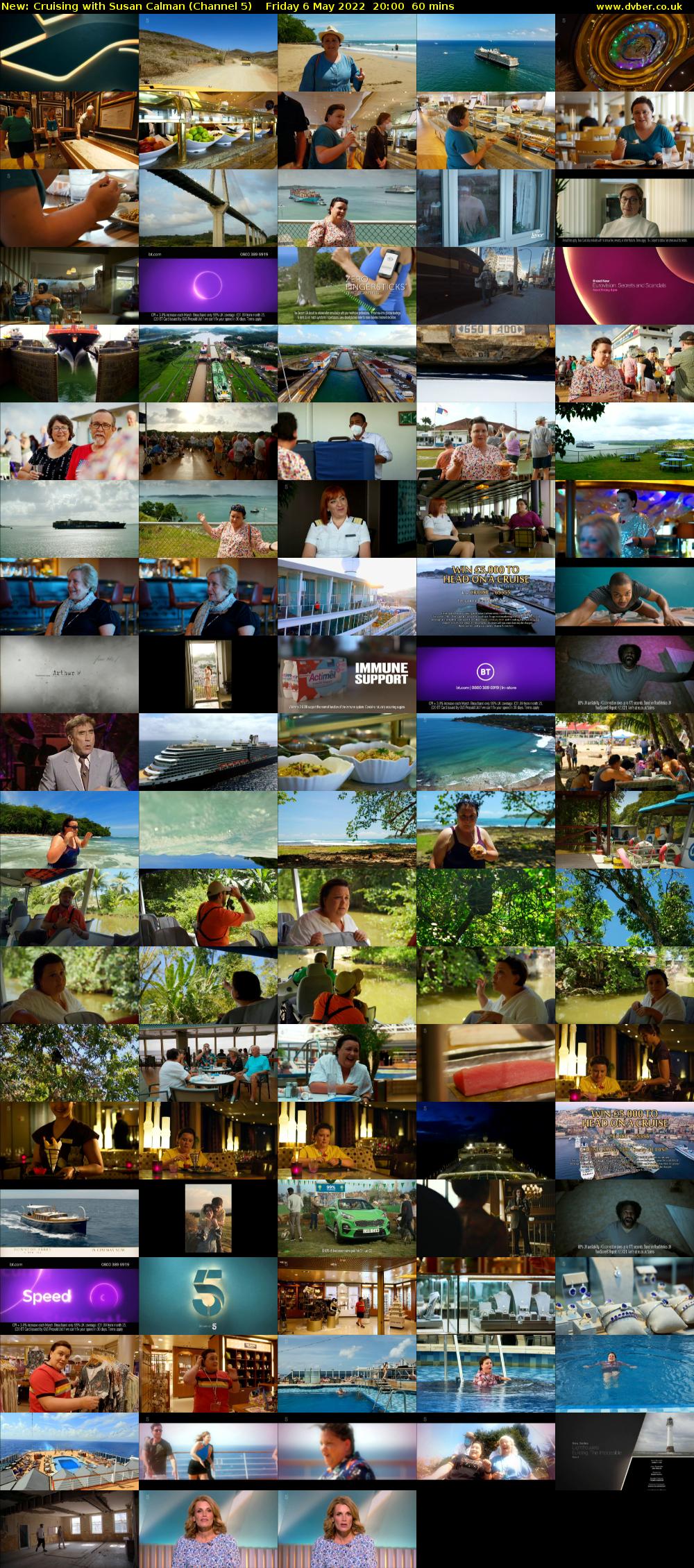 Cruising with Susan Calman (Channel 5) Friday 6 May 2022 20:00 - 21:00